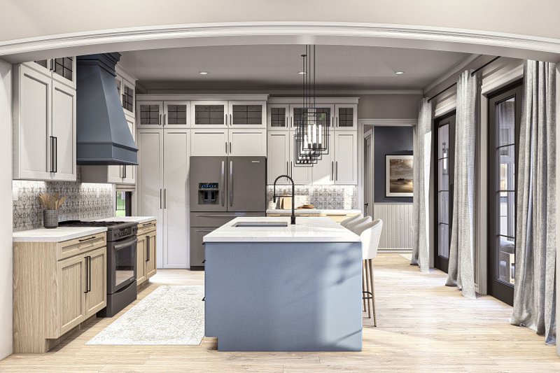 Architectural House Design - Interior - Kitchen for Modern House Plan #455-496 - 3 bed, 2.5 bath