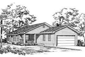 Traditional Exterior - Front Elevation Plan #72-226