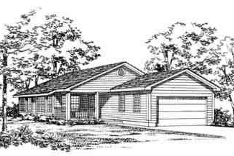 Home Plan - Traditional Exterior - Front Elevation Plan #72-226