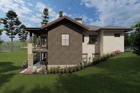 Exterior - Other Elevation 2 for Contemporary House Plan #1069-31 - 5 bed, 5.5 bath