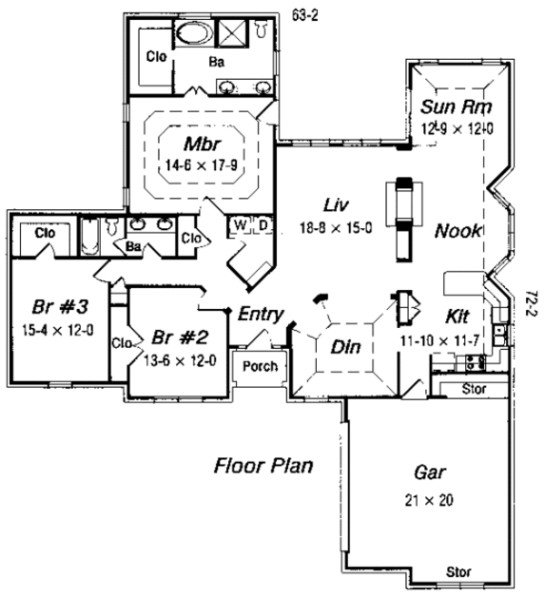 Floor Plan - Main Floor Plan #329-242