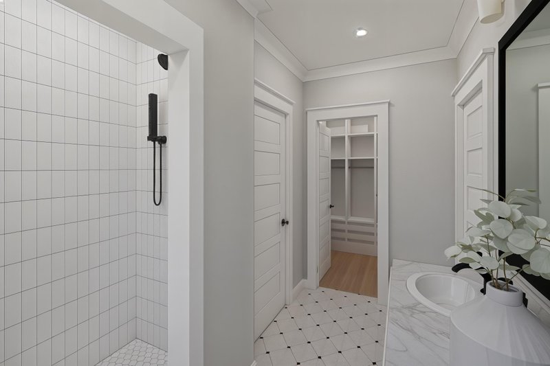 House Blueprint - Interior - Master Bathroom 3 for Farmhouse House Plan #1074-123 - 3 bed, 2 bath