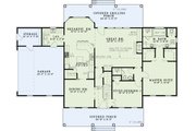 Colonial Style House Plan - 4 Beds 2.5 Baths 2603 Sq/Ft Plan #17-2895 