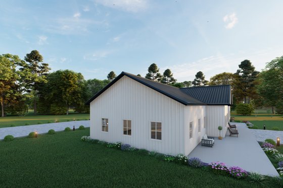 Exterior - Other Elevation 1 for Barndominium House Plan #1107-40 - 3 bed, 3 bath