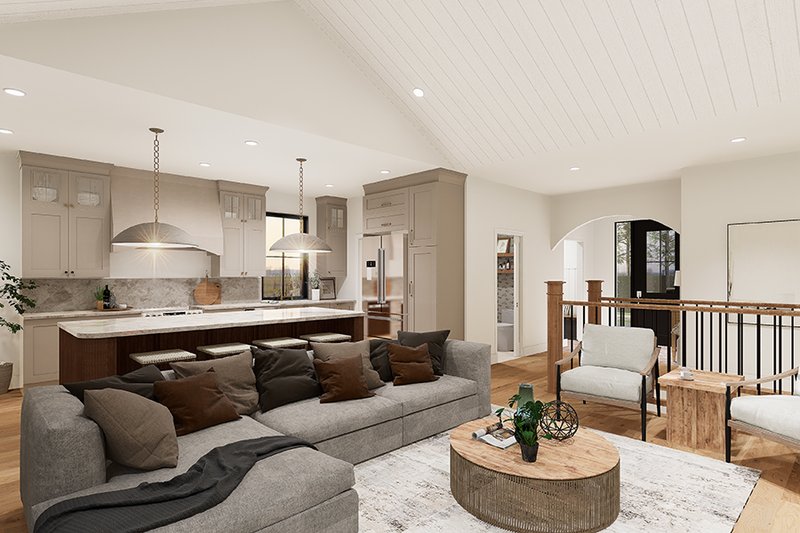 House Design - Interior - Family Room 1 for Bungalow House Plan #23-2828 - 2 bed, 1.5 bath