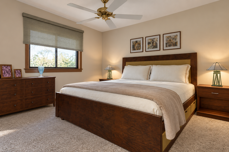 Home Plan - Interior - Bedroom for Cabin House Plan #126-315 - 2 bed, 2 bath