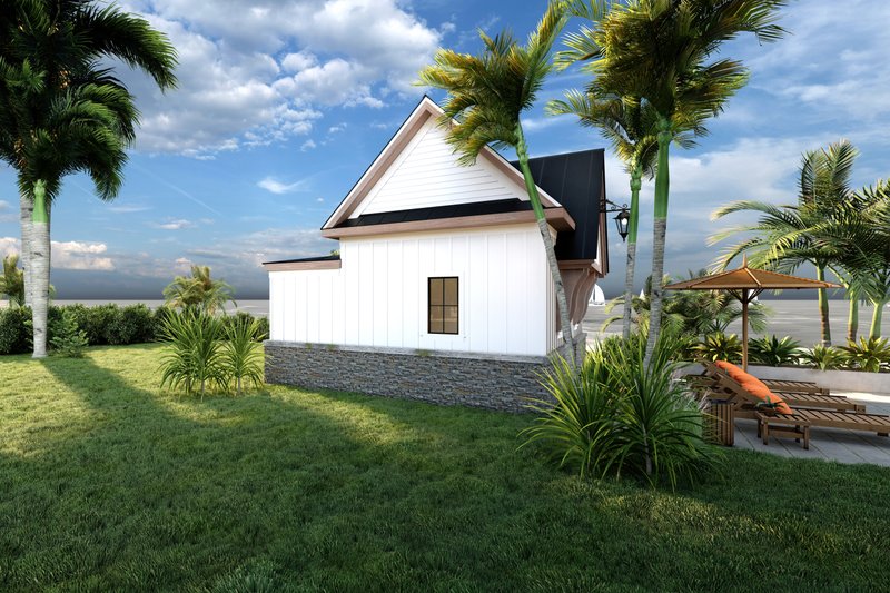 House Blueprint - Exterior - Other Elevation 2 for Craftsman House Plan #1094-16, 1 bath