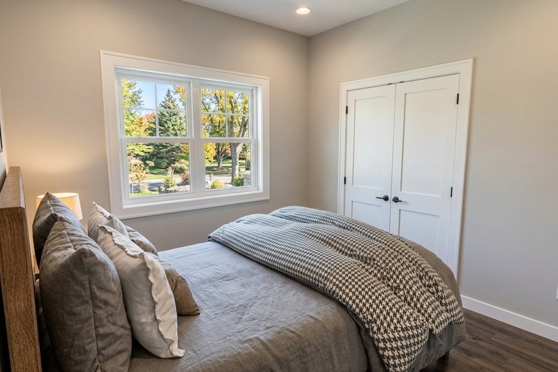 Home Plan - Interior - Bedroom for Craftsman House Plan #51-1548 - 2 bed, 2 bath