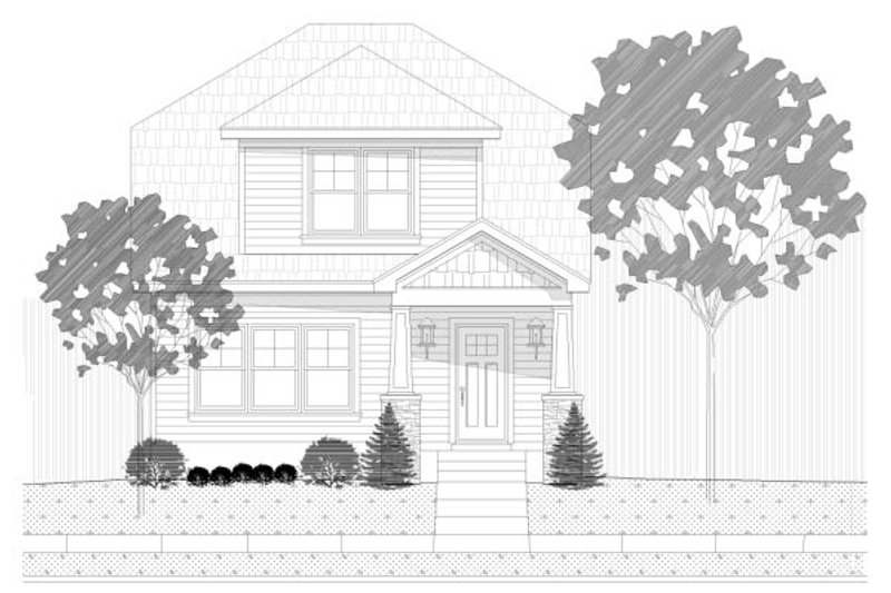 Home Plan - Exterior - Front Elevation 3 for Craftsman House Plan #932-249 - 3 bed, 2.5 bath