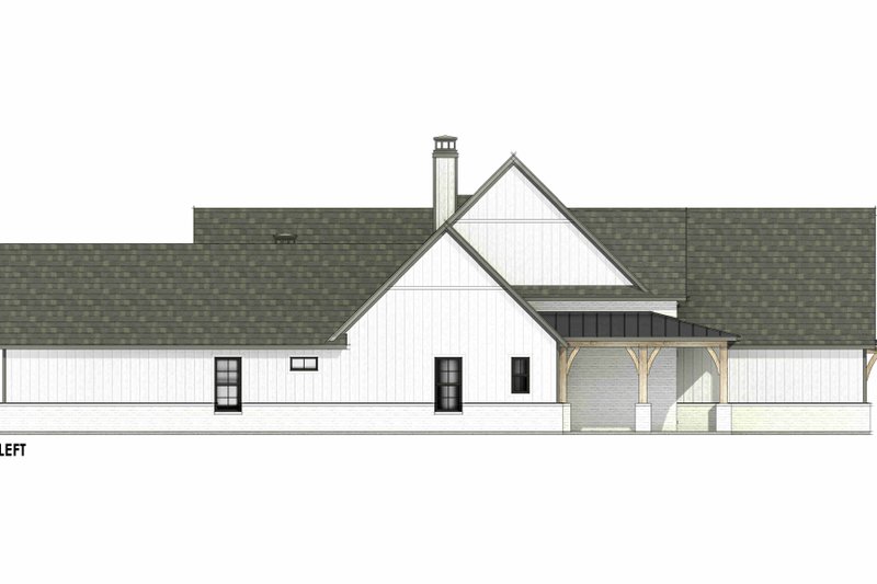 House Plan Design - Exterior - Other Elevation for Farmhouse House Plan #1096-38 - 4 bed, 3.5 bath