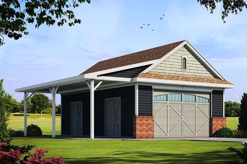 Architectural House Design - Traditional Exterior - Front Elevation Plan #20-2324