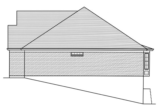 Exterior - Other Elevation for Traditional House Plan #46-901 - 3 bed, 2 bath