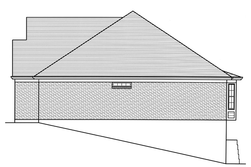 House Design - Exterior - Other Elevation for Traditional House Plan #46-901 - 3 bed, 2 bath