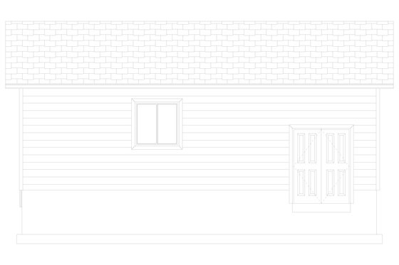 Exterior - Other Elevation 5 for Traditional House Plan #1060-92, 0 bath