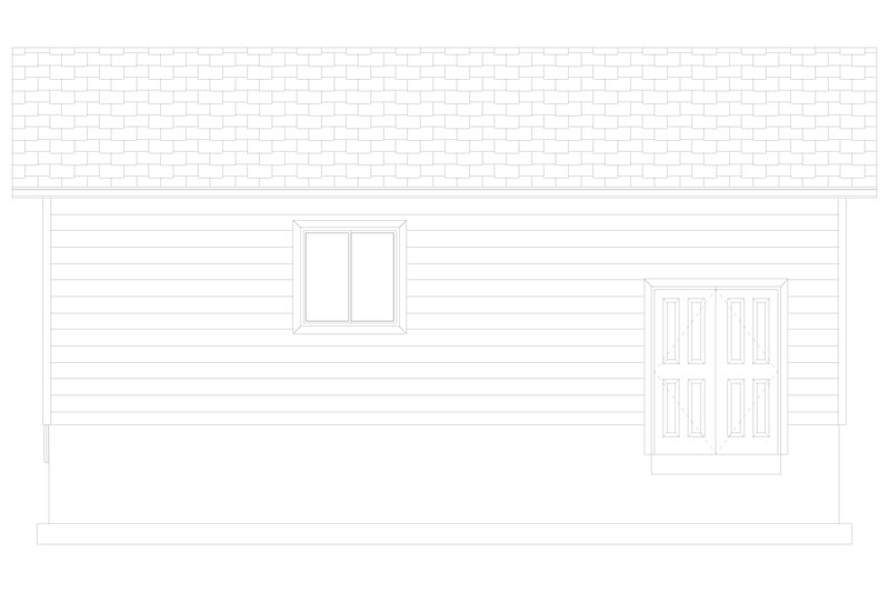 Dream House Plan - Exterior - Other Elevation 5 for Traditional House Plan #1060-92, 0 bath