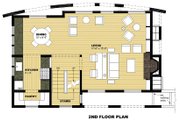 Modern Style House Plan - 2 Beds 2 Baths 1816 Sq/Ft Plan #525-1 