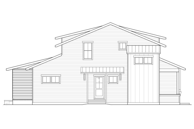 Home Plan - Exterior - Other Elevation 1 for Craftsman House Plan #1105-4 - 3 bed, 2.5 bath