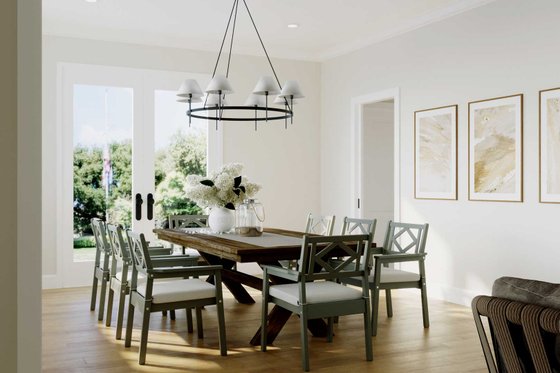 Interior - Dining Room for Tudor House Plan #1079-7 - 5 bed, 4 bath