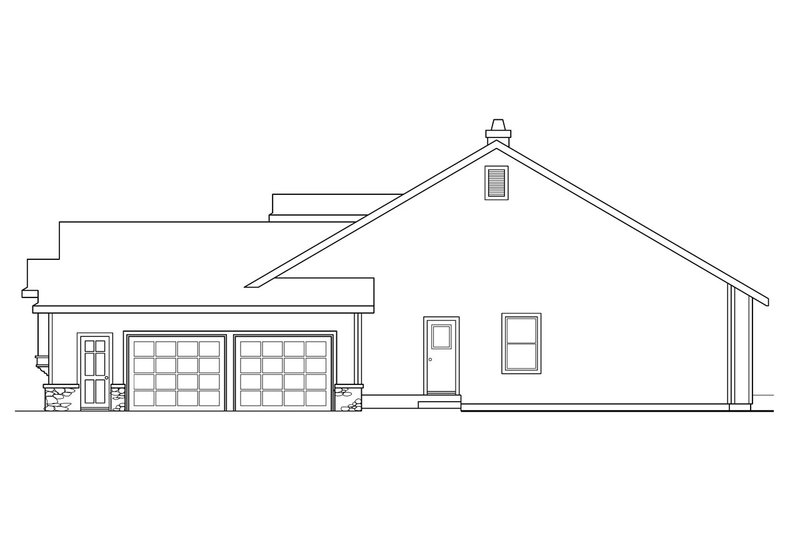 Home Plan - Exterior - Other Elevation for Traditional House Plan #124-200 - 3 bed, 2.5 bath