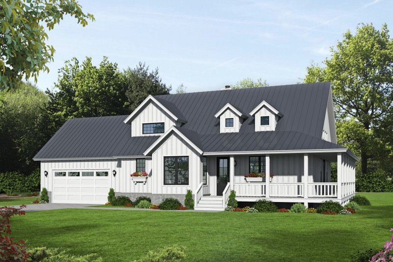 Architectural House Design - Traditional Exterior - Front Elevation Plan #932-507
