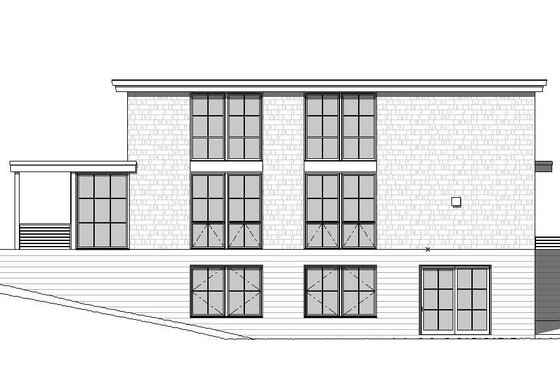 Exterior - Other Elevation 1 for Modern House Plan #901-151 - 4 bed, 3.5 bath