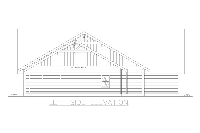 Home Plan - Exterior - Other Elevation for Craftsman House Plan #117-990 - 3 bed, 3 bath