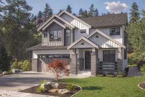 Architectural House Design - Farmhouse Exterior - Front Elevation Plan #1100-29