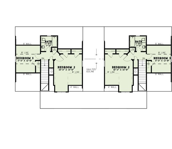 Dream House Plan - Country Floor Plan - Upper Floor Plan #17-3472