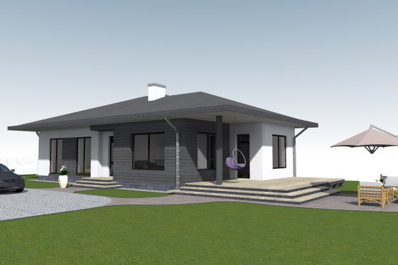 Photo 3 for Bungalow House Plan #549-28 - 2 bed, 1 bath