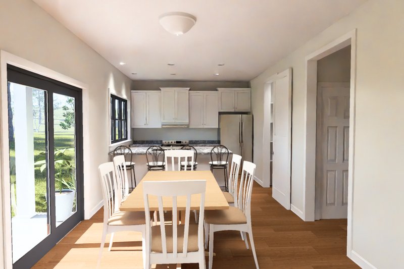 Architectural House Design - Interior - Dining Room for Modern House Plan #513-2454 - 3 bed, 2.5 bath