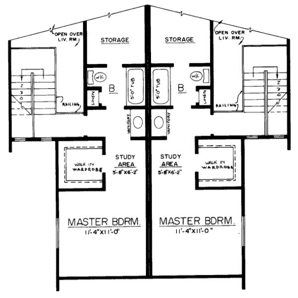 Floor Plan - Upper Floor Plan #303-203