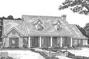 Traditional Exterior - Front Elevation Plan #310-619