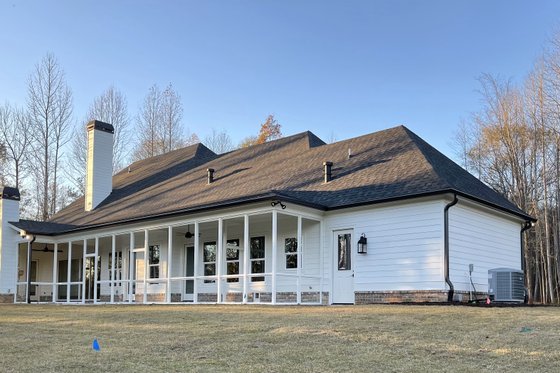 Exterior - Rear Elevation for Craftsman House Plan #437-111 - 4 bed, 3.5 bath