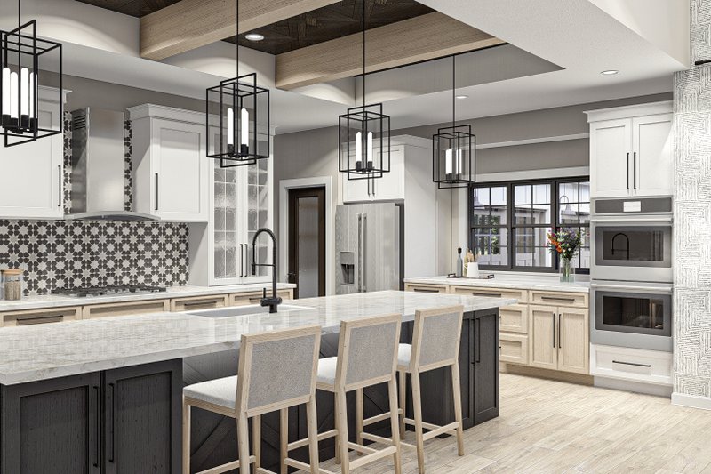 House Plan Design - Interior - Kitchen 1 for Farmhouse House Plan #455-305 - 5 bed, 3.5 bath