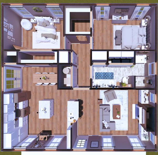 Farmhouse Floor Plan - Other Floor Plan #44-233