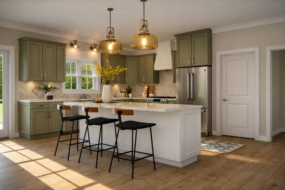 Interior - Kitchen for Farmhouse House Plan #1117-51 - 3 bed, 3 bath