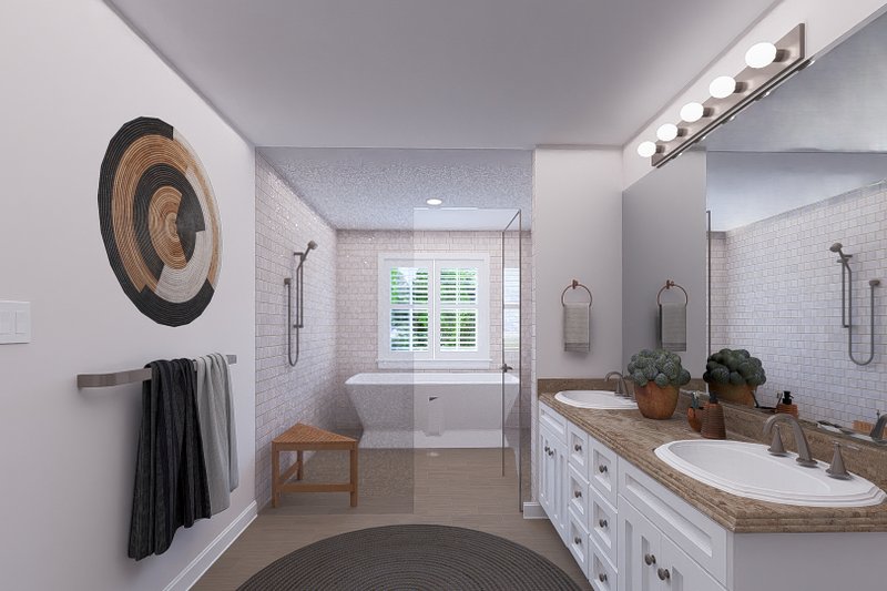 Dream House Plan - Interior - Master Bathroom for Farmhouse House Plan #1060-241 - 4 bed, 3.5 bath