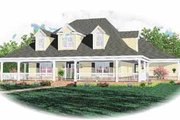 Country Style House Plan - 4 Beds 3.5 Baths 2343 Sq/Ft Plan #81-248 