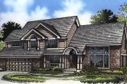 Country Style House Plan - 4 Beds 3 Baths 2786 Sq/Ft Plan #320-464 