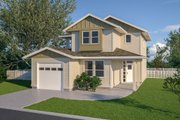 Farmhouse Style House Plan - 3 Beds 2.5 Baths 1892 Sq/Ft Plan #1100-50 