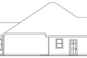 Exterior - Other Elevation for Traditional House Plan #124-764 - 2 bed, 2 bath