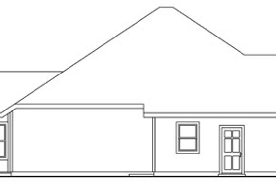 Exterior - Other Elevation for Traditional House Plan #124-764 - 2 bed, 2 bath