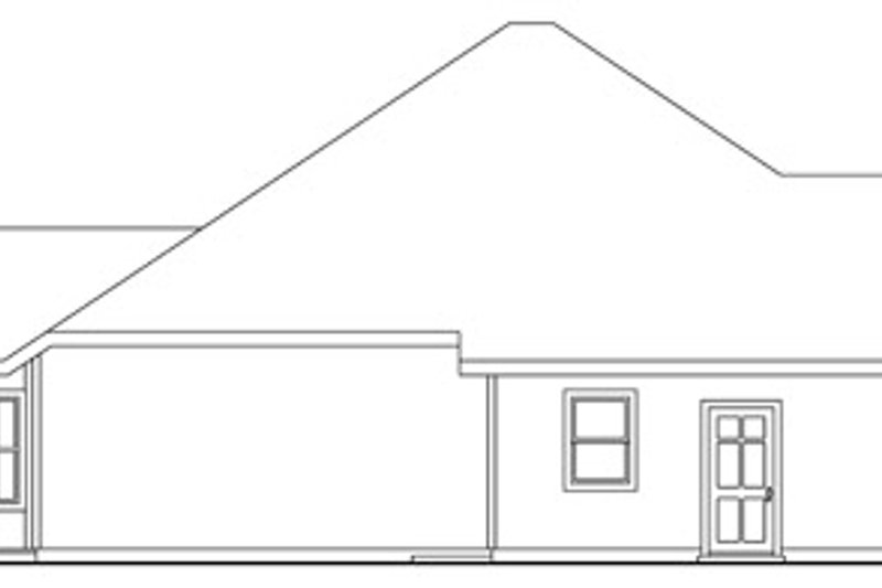 Home Plan - Exterior - Other Elevation for Traditional House Plan #124-764 - 2 bed, 2 bath
