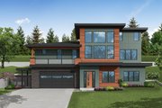 Contemporary Style House Plan - 5 Beds 4.5 Baths 3839 Sq/Ft Plan #124-1389 