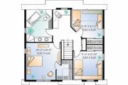Farmhouse Style House Plan - 3 Beds 1.5 Baths 1700 Sq/Ft Plan #23-448 