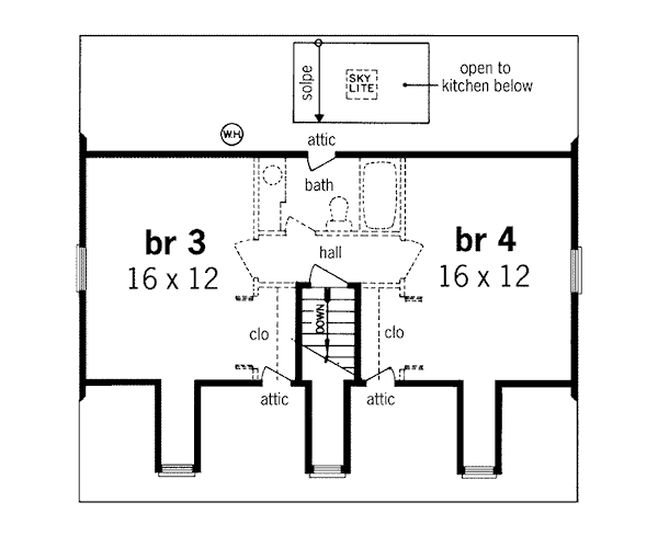 Dream House Plan - Colonial Floor Plan - Other Floor Plan #45-103