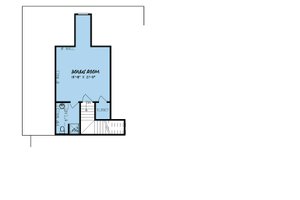 Floor Plan - Upper Floor for European House Plan #923-18 - 4 bed, 4 bath