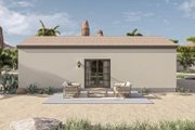 Adobe / Southwestern Style House Plan - 1 Beds 1 Baths 834 Sq/Ft Plan #455-449 