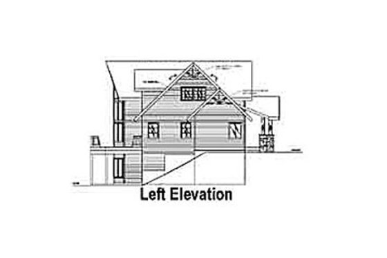 Exterior - Other Elevation 5 for Country House Plan #117-301 - 3 bed, 2.5 bath
