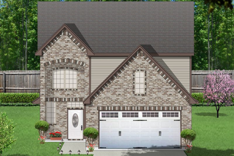Home Plan - Traditional Exterior - Front Elevation Plan #84-571